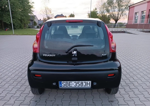 Peugeot 107 cena 9900 przebieg: 165000, rok produkcji 2007 z Kazimierza Wielka małe 232